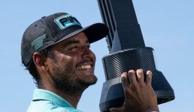 El golfista colombiano Juan Sebastián Muñoz venció a Jon Rahm y estableció un récord Guinness