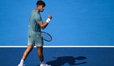 Carlos Alcaraz sufrió en su debut en Cincinnati ante Dzumhur y, tras ganar, se fue directo a entrenar para mejorar sensaciones