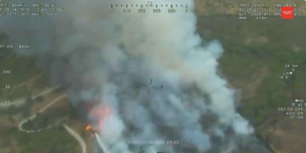 Un incendio en Colmenar Viejo obliga a activar la situación operativa 1