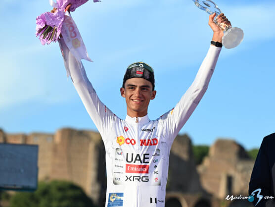Isaac del Toro remata en solitario el gran trabajo del UAE en el Circuito de Getxo