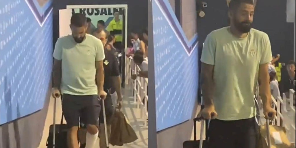 Isco salió en muletas de La Rosaleda y será evaluado de su lesión en Sevilla