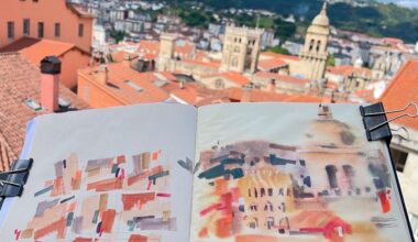 Galicia se rinde al «urban sketching», pintar para conocer lo cotidiano de un lugar