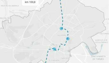 Las calles de Salamanca por las que 'volará' la Vuelta: un paso fugaz y sin límite de velocidad por el centro de la ciudad
