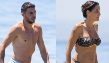 Joaquín y Susana Saborido se relajan en las playas de Marbella