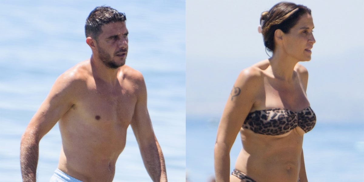 Joaquín y Susana Saborido se relajan en las playas de Marbella