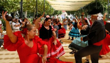 Los verdiales y el baile típico, protagonistas del jueves de feria en Antequera