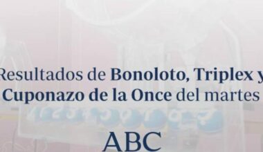 Resultados del Euromillones, La Bonoloto, Triplex y Cuponazo de la Once del martes, 12 de agosto de 2025