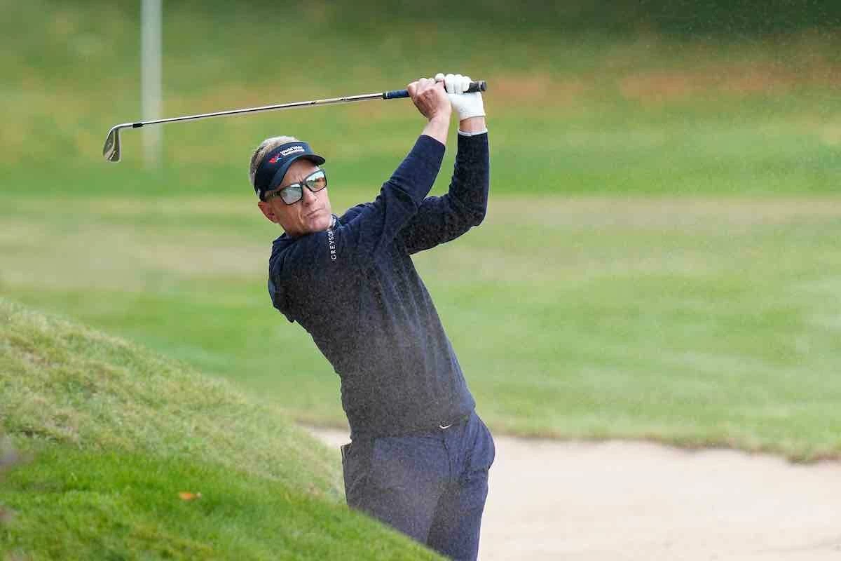 Luke Donald, durante la primera jornada del British Masters. (© Golffile
