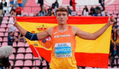 El valenciano Rafa Mahiques eleva al nuevo atletismo español y se corona campeón de Europa sub-20 de lanzamiento de jabalina