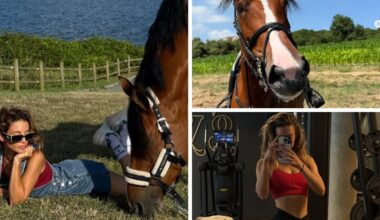 Las vacaciones de María Pedraza en Asturias: paseo a caballo en Luanco y hotel de lujo en Villaviciosa