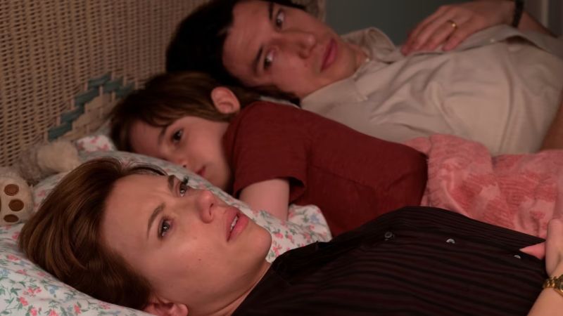 Una escena de la película ‘Marriage Story’ de Scarlett Johansson y Adam Driver parece ser excelente para ahuyentar lobos