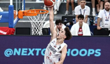 Matija Lukic (Casademont Zaragoza) se exhibe en el Eurobasket sub-16