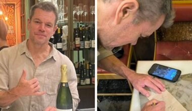 El sorprendente mensaje de Matt Damon al dueño de un restaurante de Barcelona tras su visita: «Tienes que trabajar más»