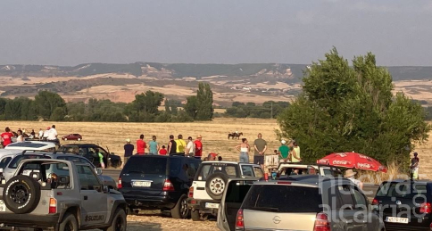 Un caballista resulta herido en el encierro por el campo de Marchamalo | NuevaAlcarria
