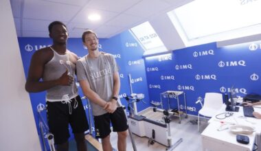 Bagayoko y Font, optimistas e ilusionados con el nuevo Bilbao Basket