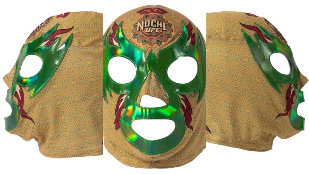 Le ponen sabor mexicano a la Noche UFC del 13 de septiembre con esta máscara de luchador