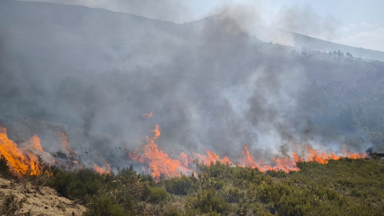 Un incendio en Maceda obligó a decretar el nivel 2 de emergencia en el pueblo de A Teixeira - La Voz de Galicia