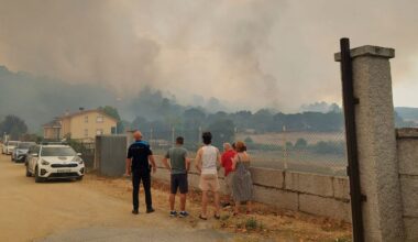 Interrumpida la circulación del AVE entre Galicia y Madrid por un incendio a la entrada de Ourense