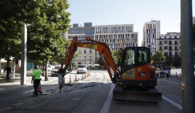 El tranvía de Zaragoza se interrumpirá esta semana por obras en un tramo de las vías