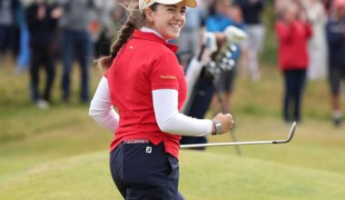 La nueva joya del golf español, Paula Martín, tiene a tiro ser la mejor amateur del Abierto Británico