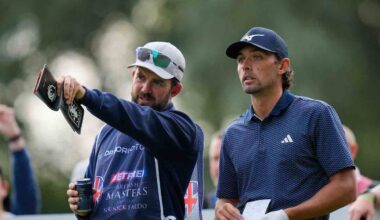 Marco Penge, durante su espectacular tercera jornada en el British Masters. (© Golffile