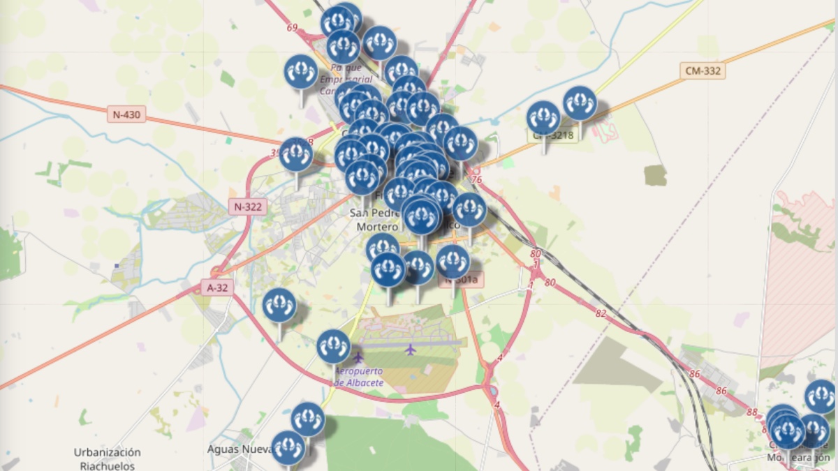 El Google Maps de los 'sexcondites': decenas de picaderos secretos para dar rienda suelta a la pasión en Albacete