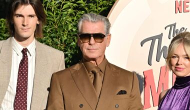 Pierce Brosnan deslumbra en Londres con su hijo y su nieta en la alfombra roja