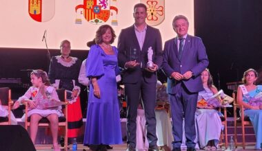 El árbitro de fútbol Isidro Díaz de Mera pronuncia el pregón de la Feria y Fiestas de Daimiel