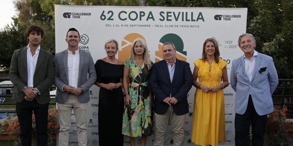 El Tenis Betis se viste de gala para presentar la 62ª Copa Sevilla, que presume de pasado y mira con determinación al futuro