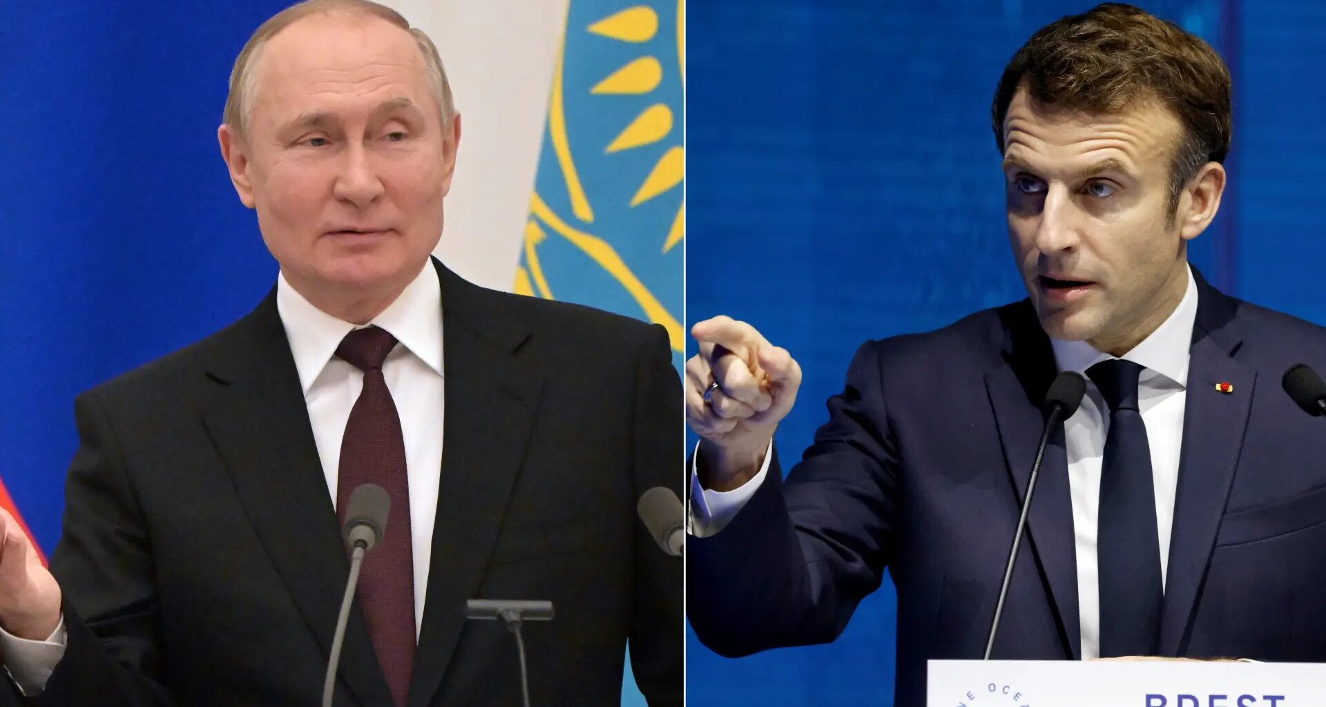 Rusia acusa a Macron de "sobrepasar los límites de la decencia" al llamar "ogro" y "depredador" a Putin