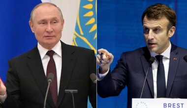 Rusia acusa a Macron de "sobrepasar los límites de la decencia" al llamar "ogro" y "depredador" a Putin