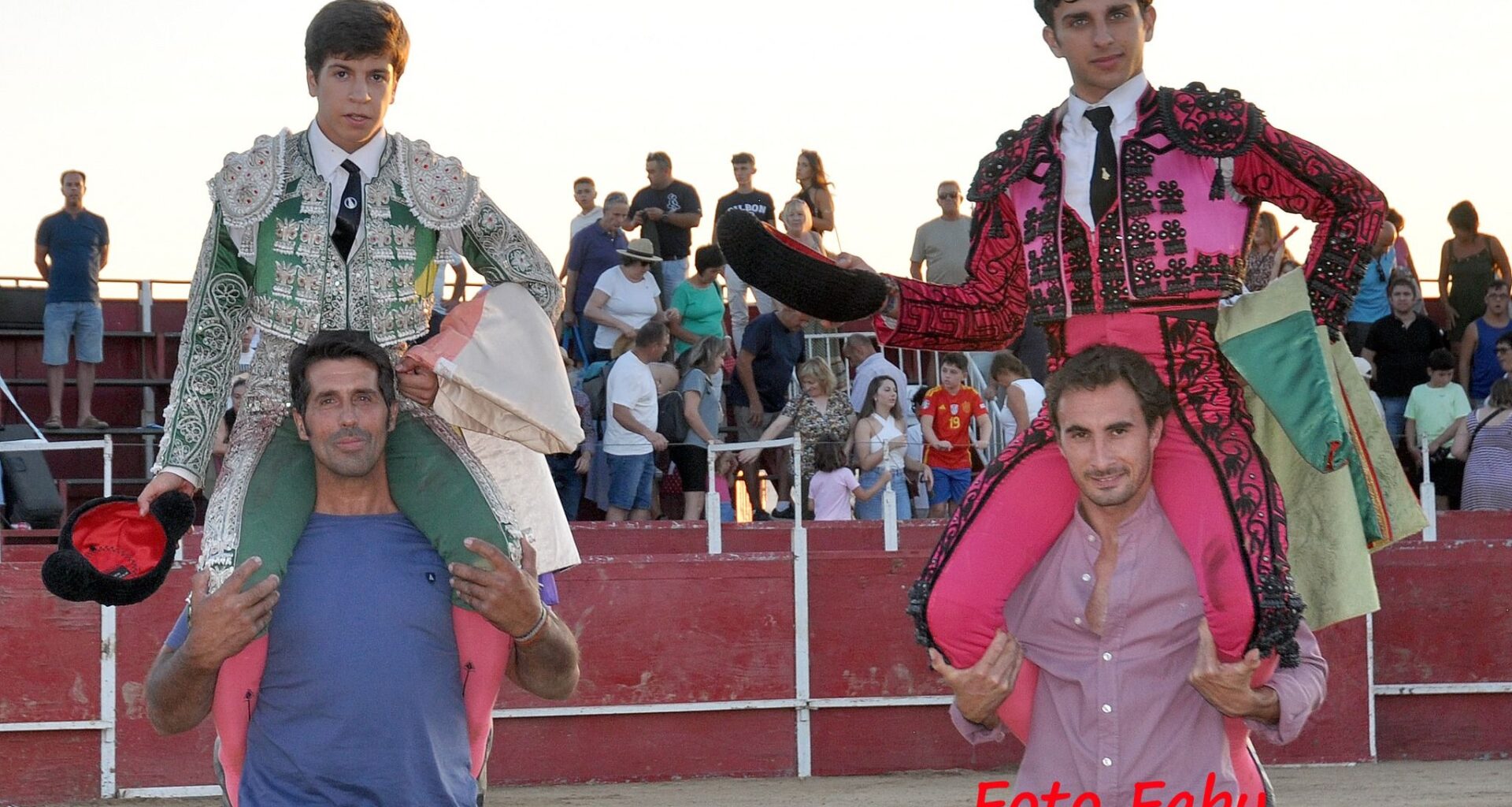 Exitosa tarde de la E. T. de Badajoz en Quintana de la Serena