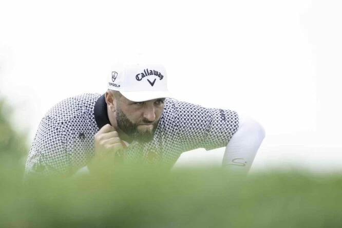 Jon Rahm, durante la primera jornada del LIV Golf en Indianápolis.