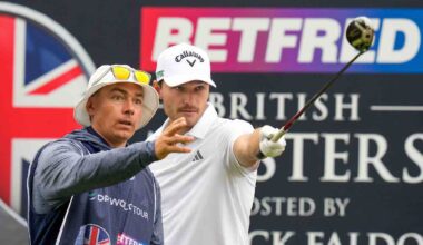 Rasmus Hojgaard, durante el British Masters donde ha confirmado su presencia en la Ryder Cup 2025.