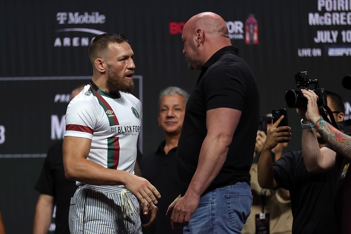 La contundente respuesta de Dana White sobre un posible regreso de McGregor a la UFC. (AFP)