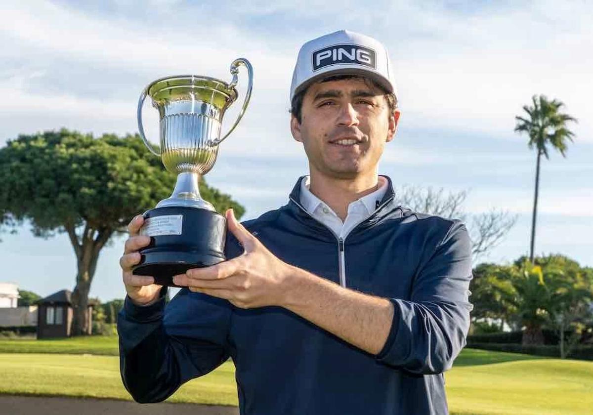 El golfista bilbaíno Javier Sainz sigue al alza y se deja ver en su fetiche Scottish Challenge