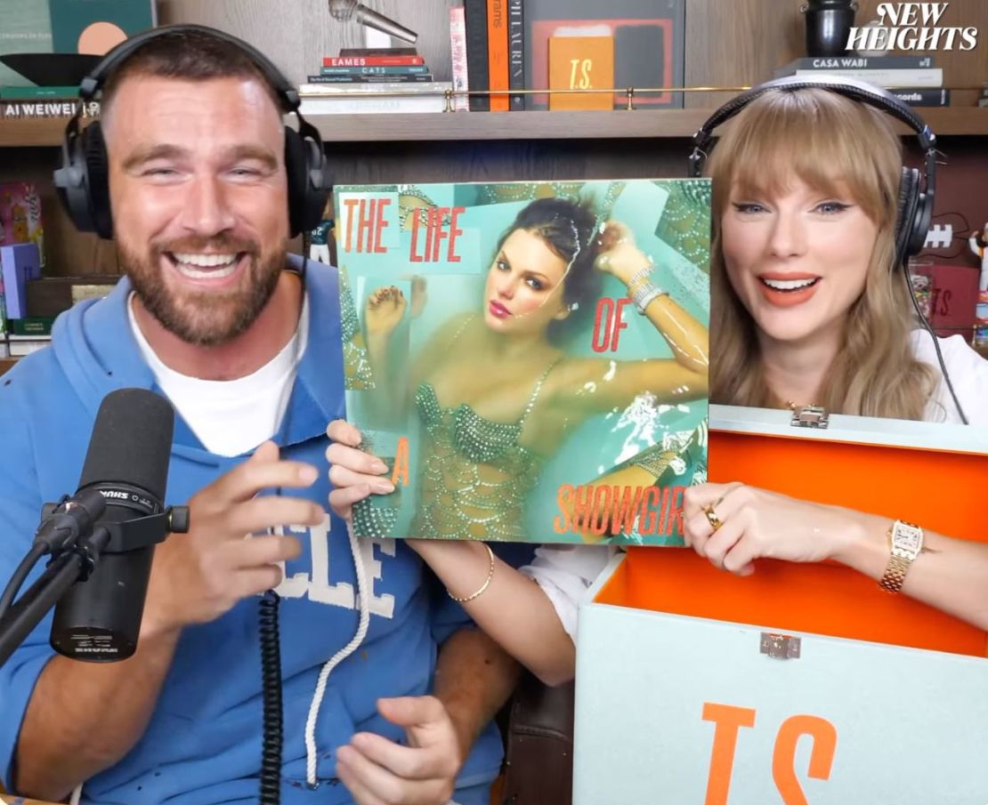 Taylor Swift revela su nuevo álbum con Travis Kelce en el podcast 