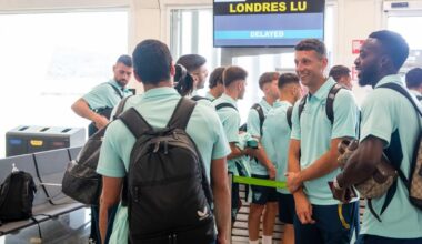 El vuelo del Athletic despega hacia Londres con tres horas de retraso