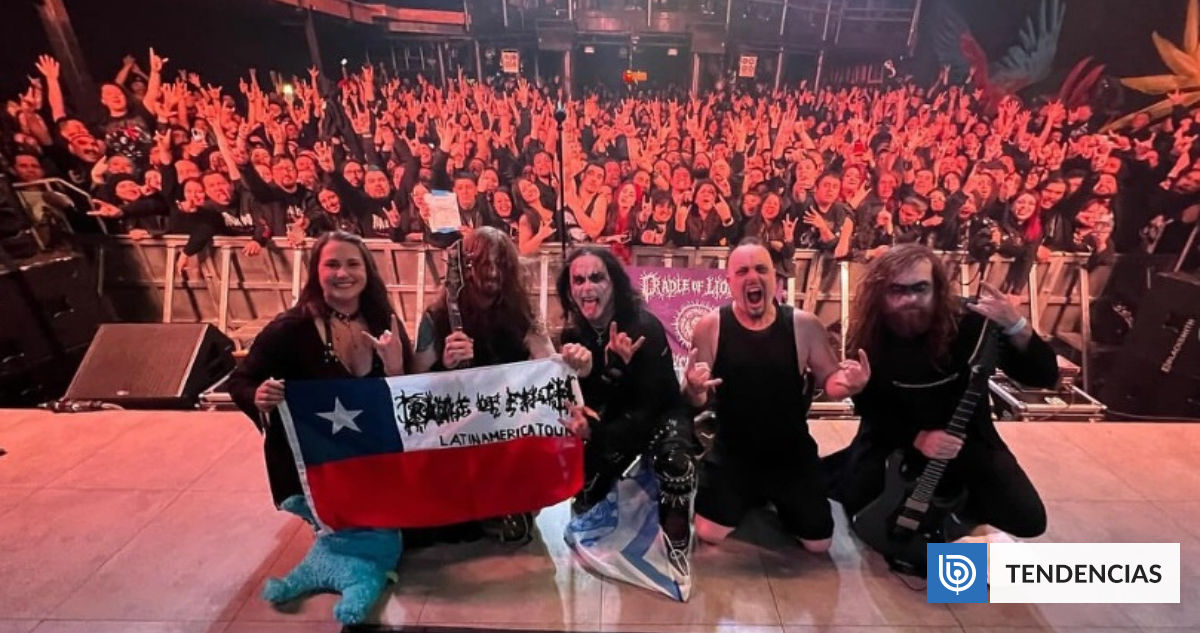Cradle of Filth ofrece un potente show de metal extremo en Concepción pese a la salida de dos miembros