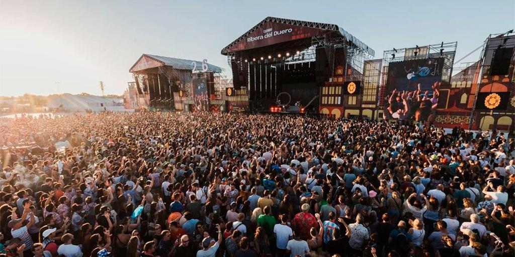 cartel por días, horarios, cómo llegar y cortes de tráfico previstos en Aranda de Duero por el festival