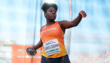 La lanzadora cántabra Andrea Tankeu gana el oro del Europeo sub-20 a los 17 años y confirma a España como potencia futura en lanzamiento de disco