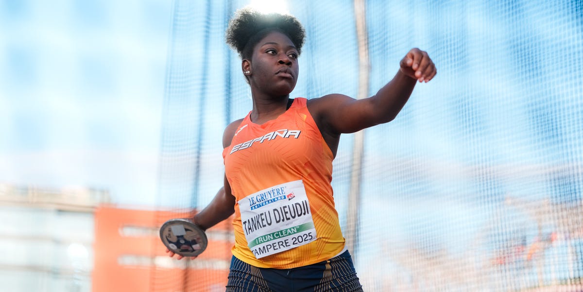 La lanzadora cántabra Andrea Tankeu gana el oro del Europeo sub-20 a los 17 años y confirma a España como potencia futura en lanzamiento de disco