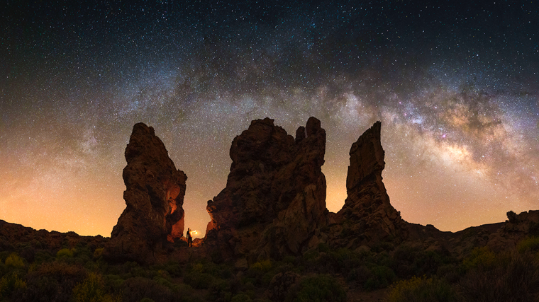 Noche estrellada en Tenerife
