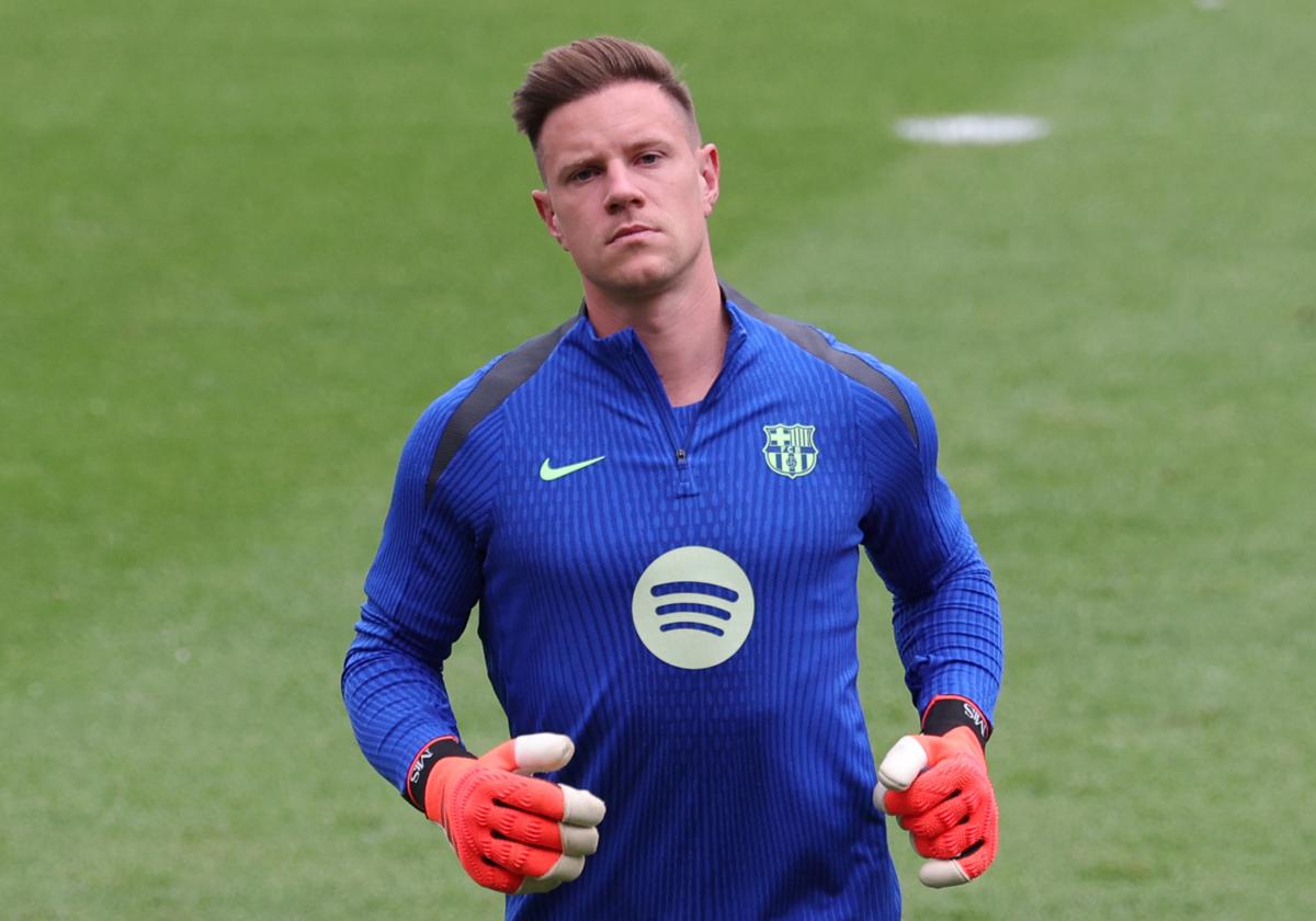 Ter Stegen en una imagen de archivo.