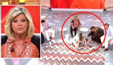la comentada reacción de la presentadora