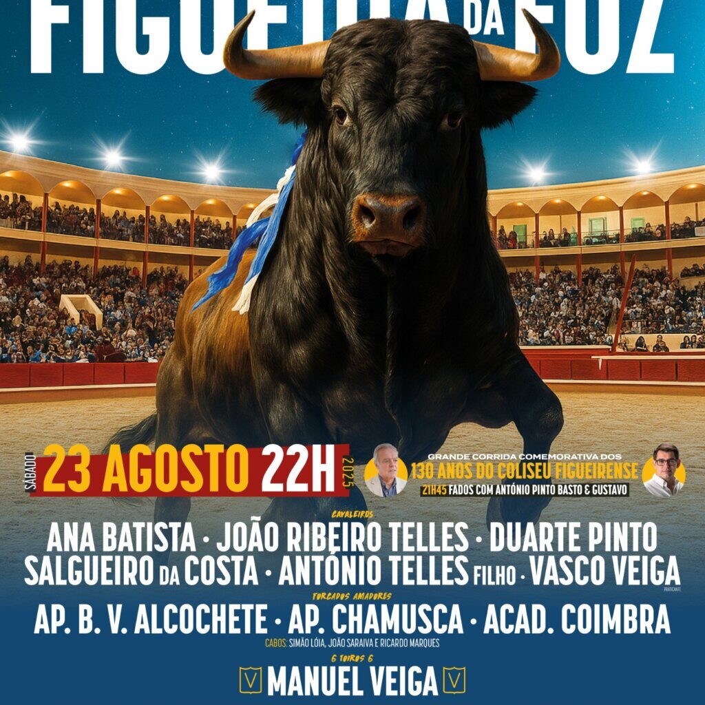 Figueira Da Foz calienta motores para la Corrida Real que conmemorará el 130 aniversario del Coliseu Figueirense