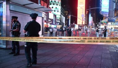 Tres heridos en un tiroteo en Times Square de Nueva York