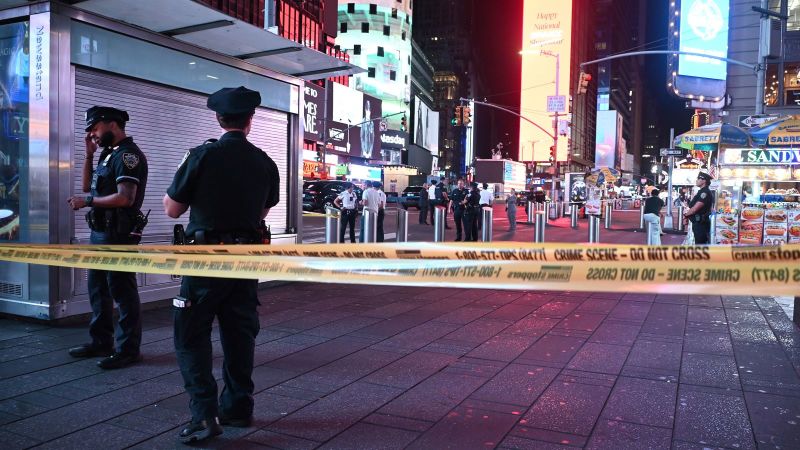 Tres heridos en un tiroteo en Times Square de Nueva York