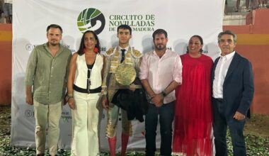 El portugués Tomás Bastos gana el Circuito de Novilladas de Extremadura