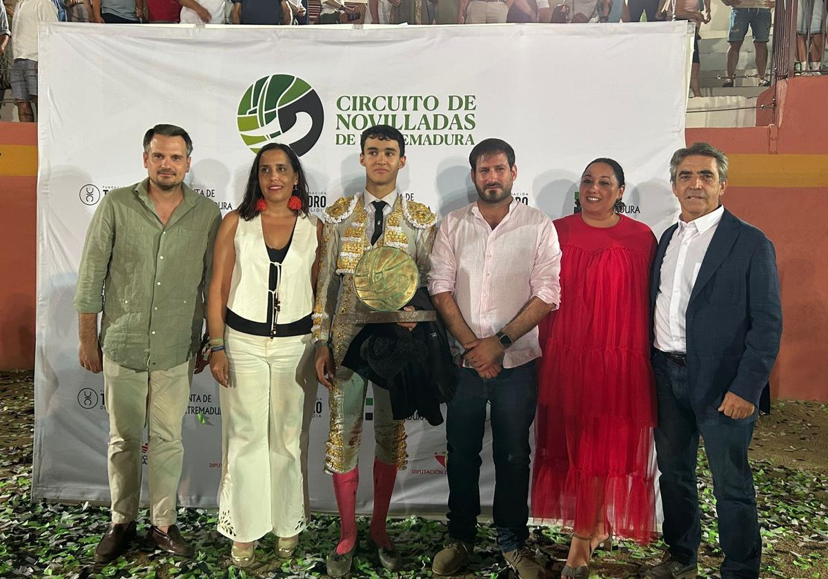 El portugués Tomás Bastos gana el Circuito de Novilladas de Extremadura
